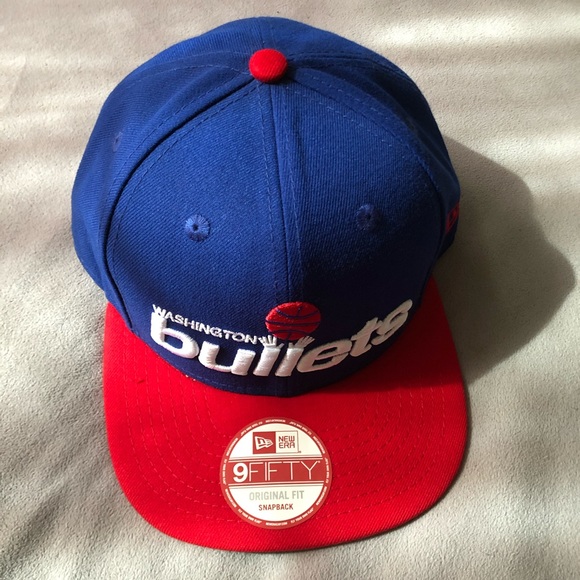 New Era Washington Bullets Snapback Nwt 